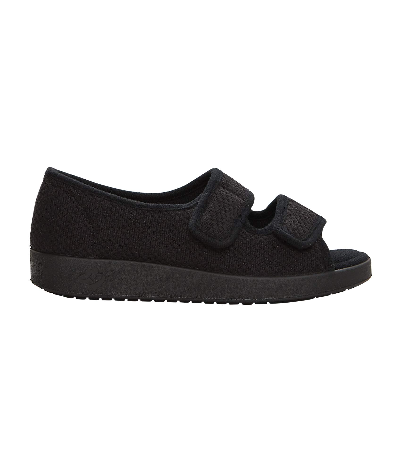 Silvert's extra-wide footwear for women offering cushioned insole and roomy fit.
