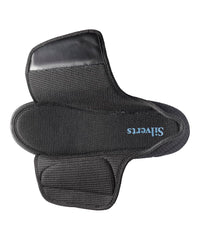 Silvert's fluid barrier slippers protect against spills and odors.