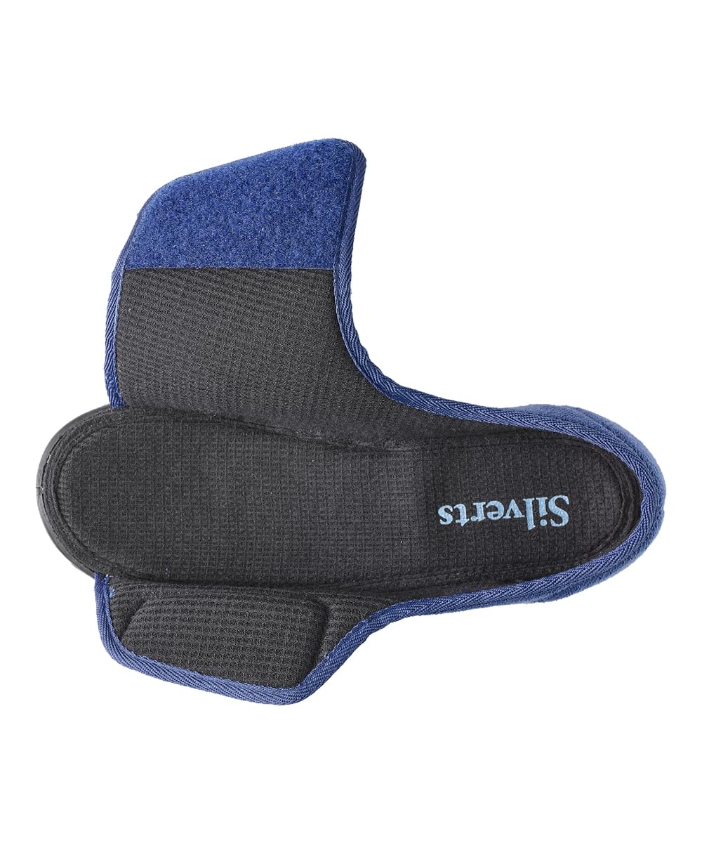 Silvert's moisture-wicking lining keeps feet dry all day.