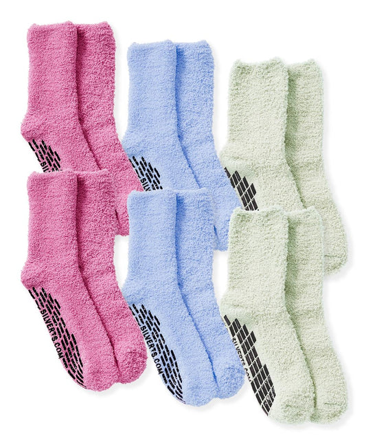 Silvert's non-skid hospital socks bottom grip for safer traction on floors