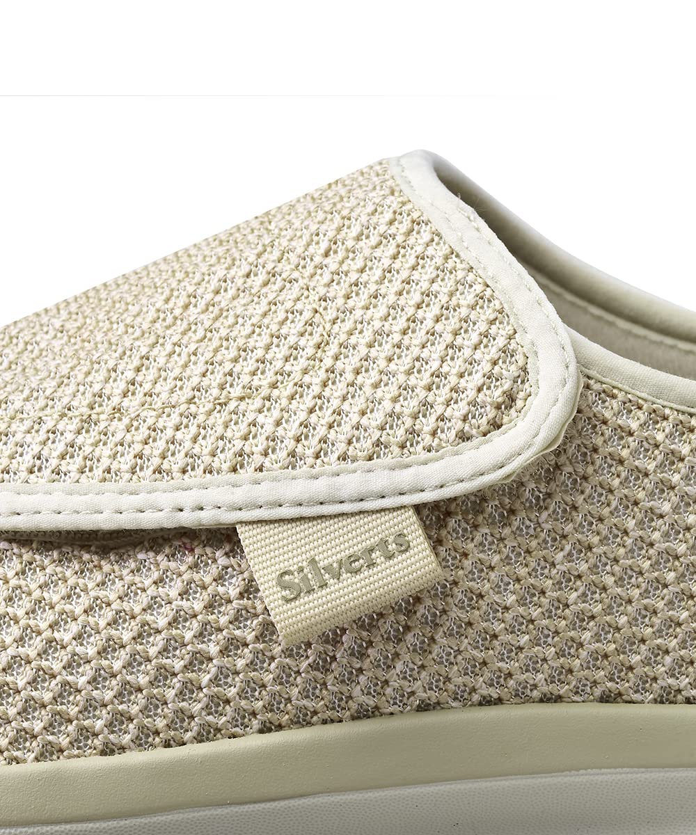 Silvert's oyster-colored walking shoes ideal for everyday wear and rehab settings.