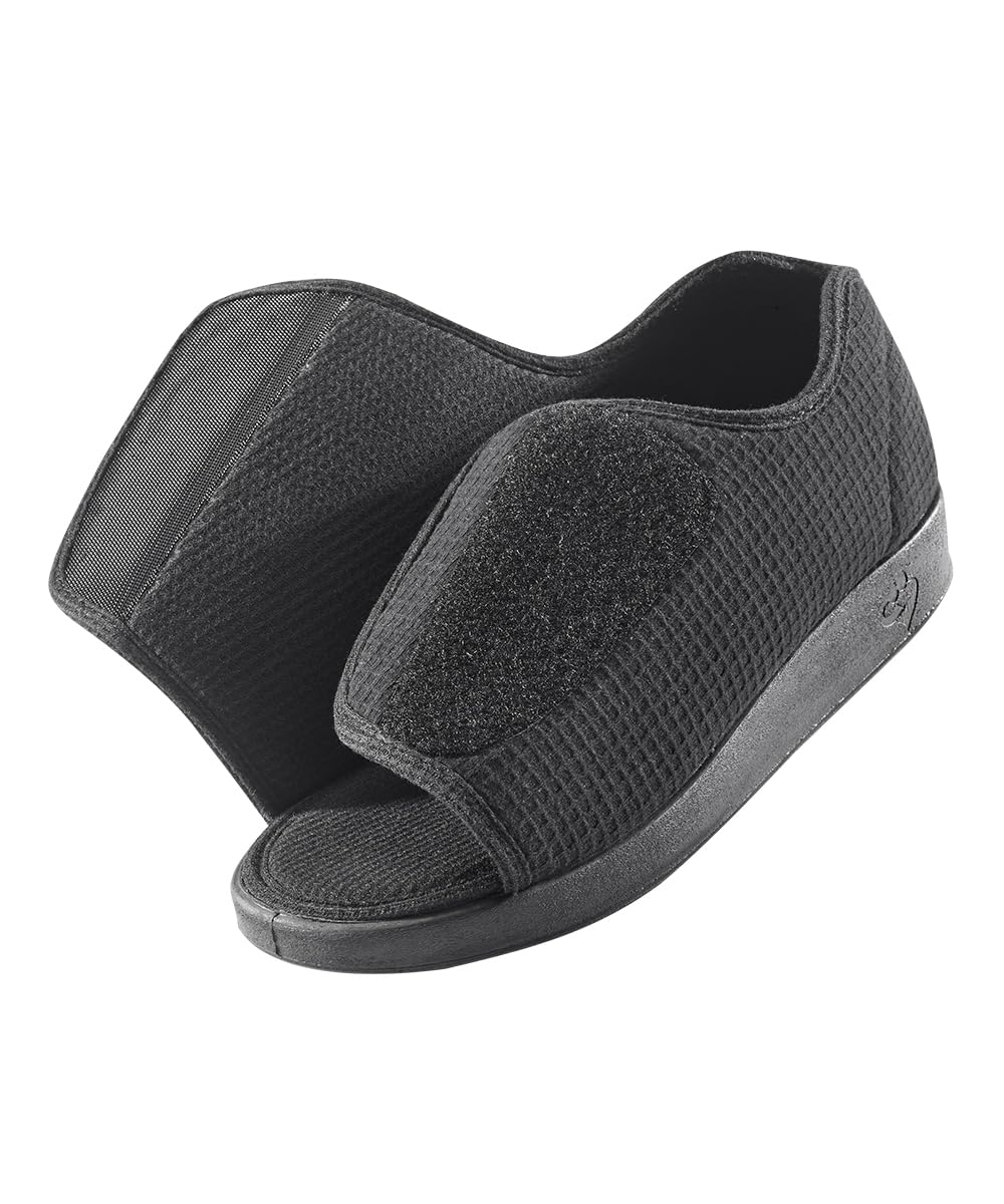 Silvert's slip-resistant men's slippers for safer walking on multiple surfaces.