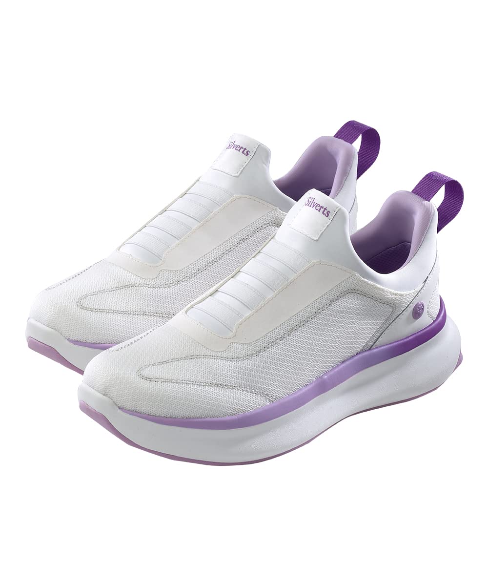 Silvert's slip-resistant outsole provides stable traction on indoor and outdoor surfaces.