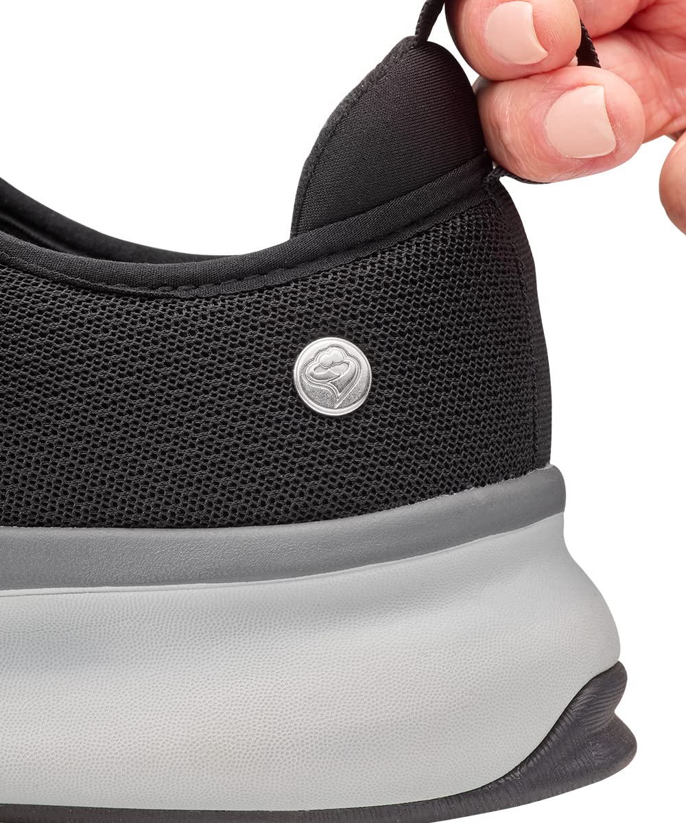 Slip-resistant outsole of Silvert's adaptive shoes for secure traction on floors.