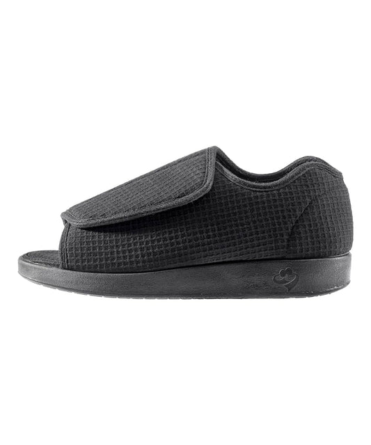 Silvert's wide-width men's slippers offering comfort for swollen feet.