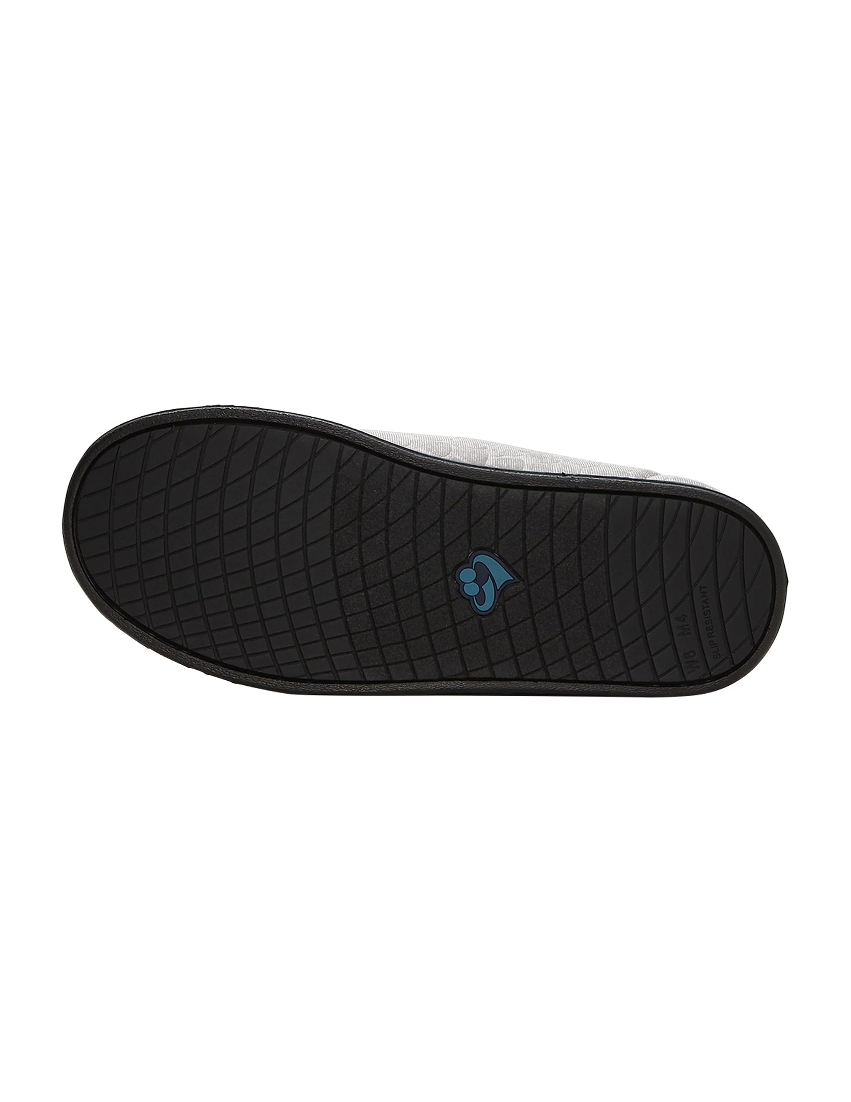 Fluid barrier feature on Silvert's Jewel Slippers protecting against spills