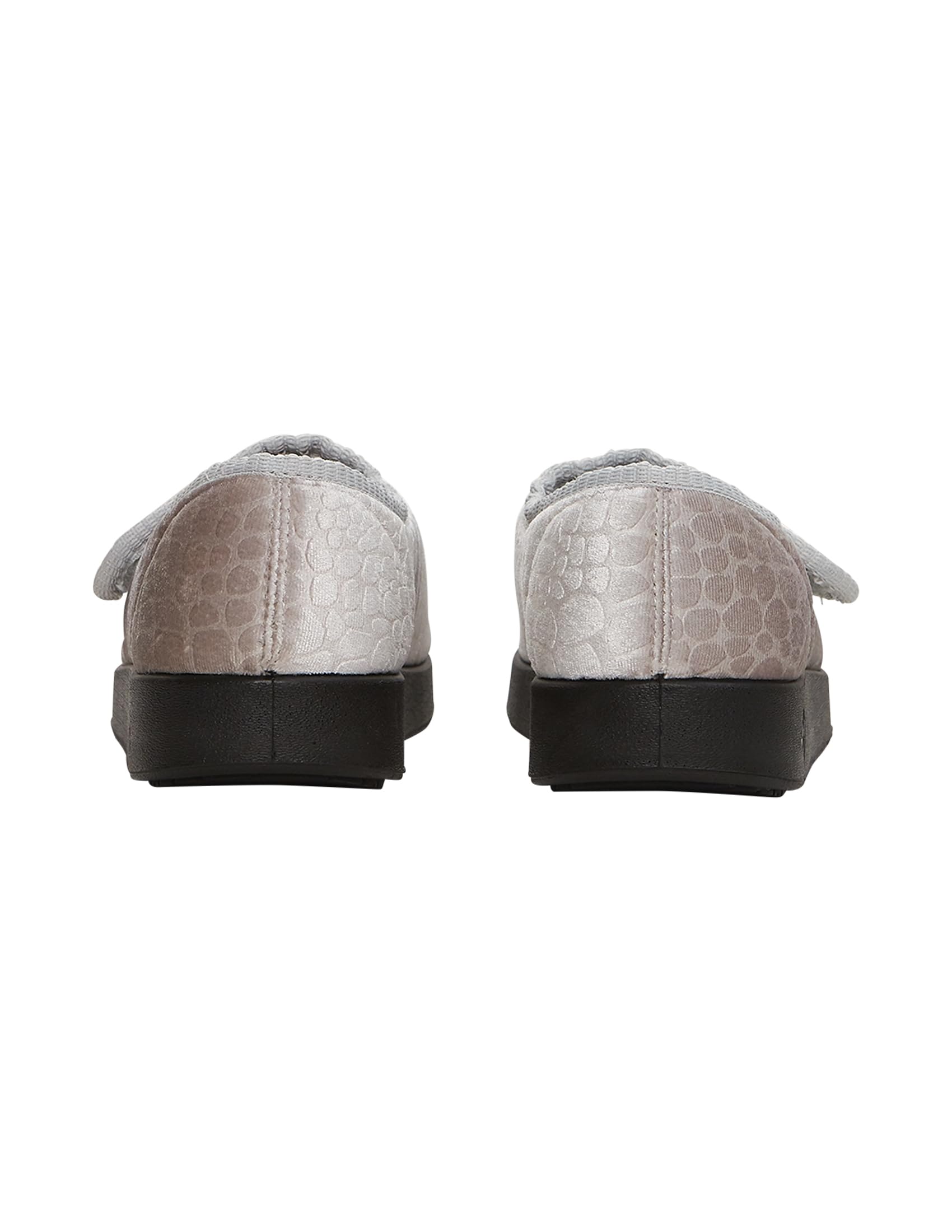 Non-slip sole detail on Silvert's Jewel Slippers for indoor safety