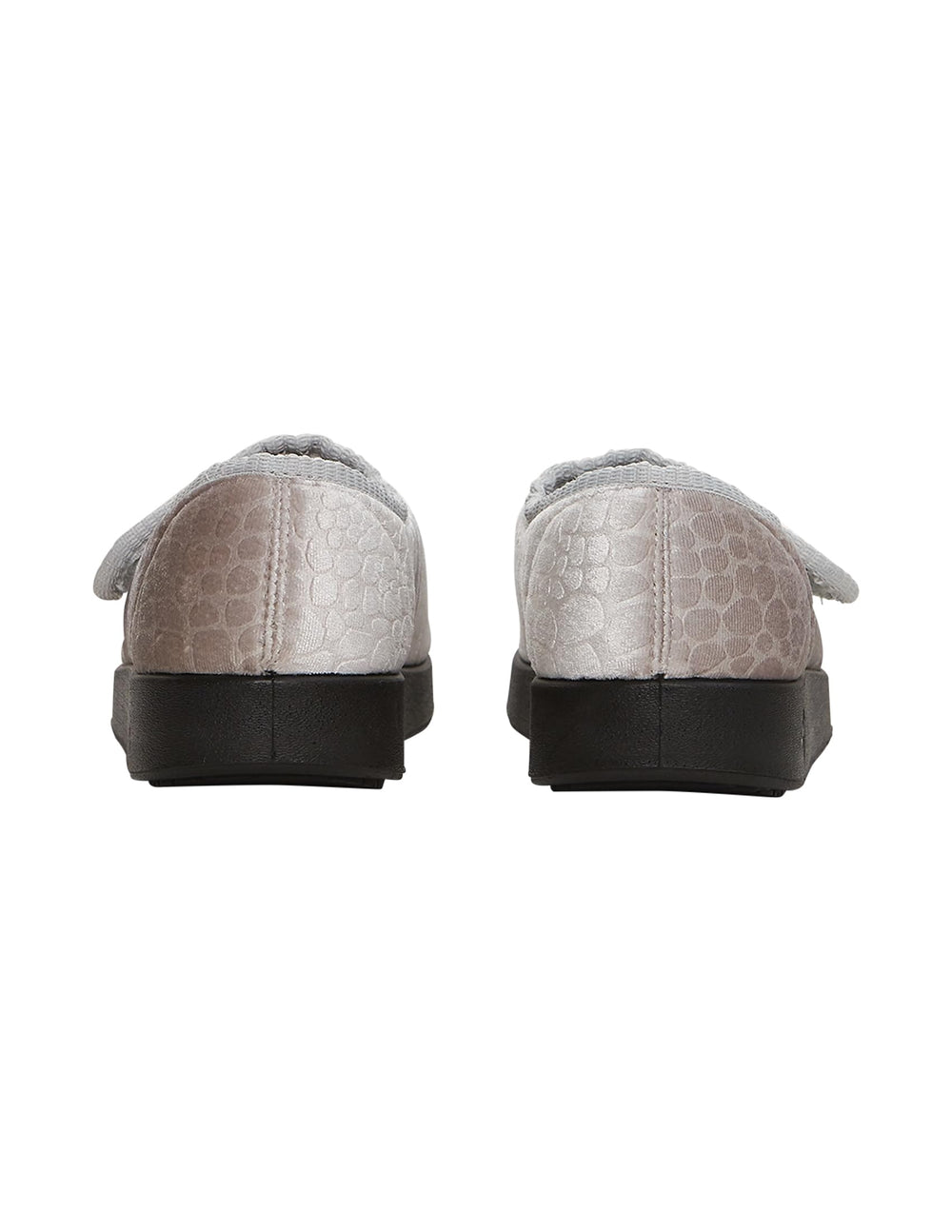 Non-slip sole detail on Silvert's Jewel Slippers for indoor safety