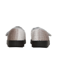 Non-slip sole detail on Silvert's Jewel Slippers for indoor safety