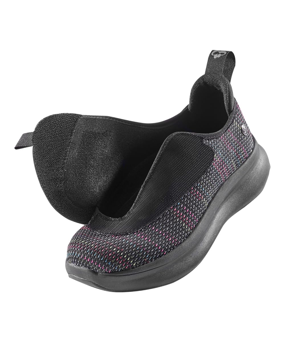 Silverts multi-color black-nimbus-cloud design suitable for everyday wear.