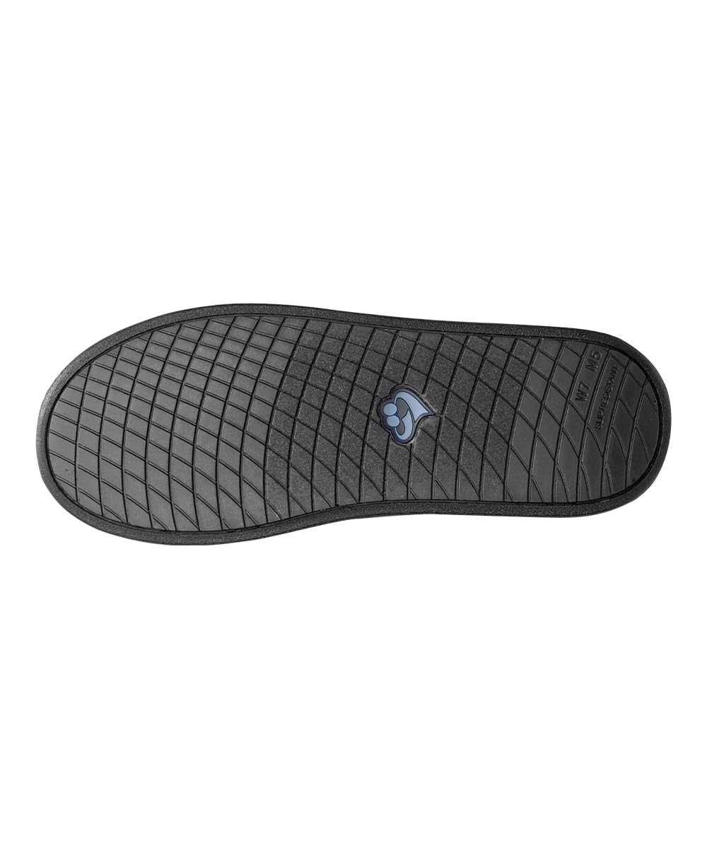Silvert's soft upper and cushioned lining provide all-day comfort in cloud-black.