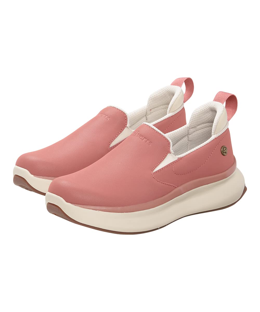 Silvert's pink slip-on shoes, outsole, anti-slip grip for surfaces
