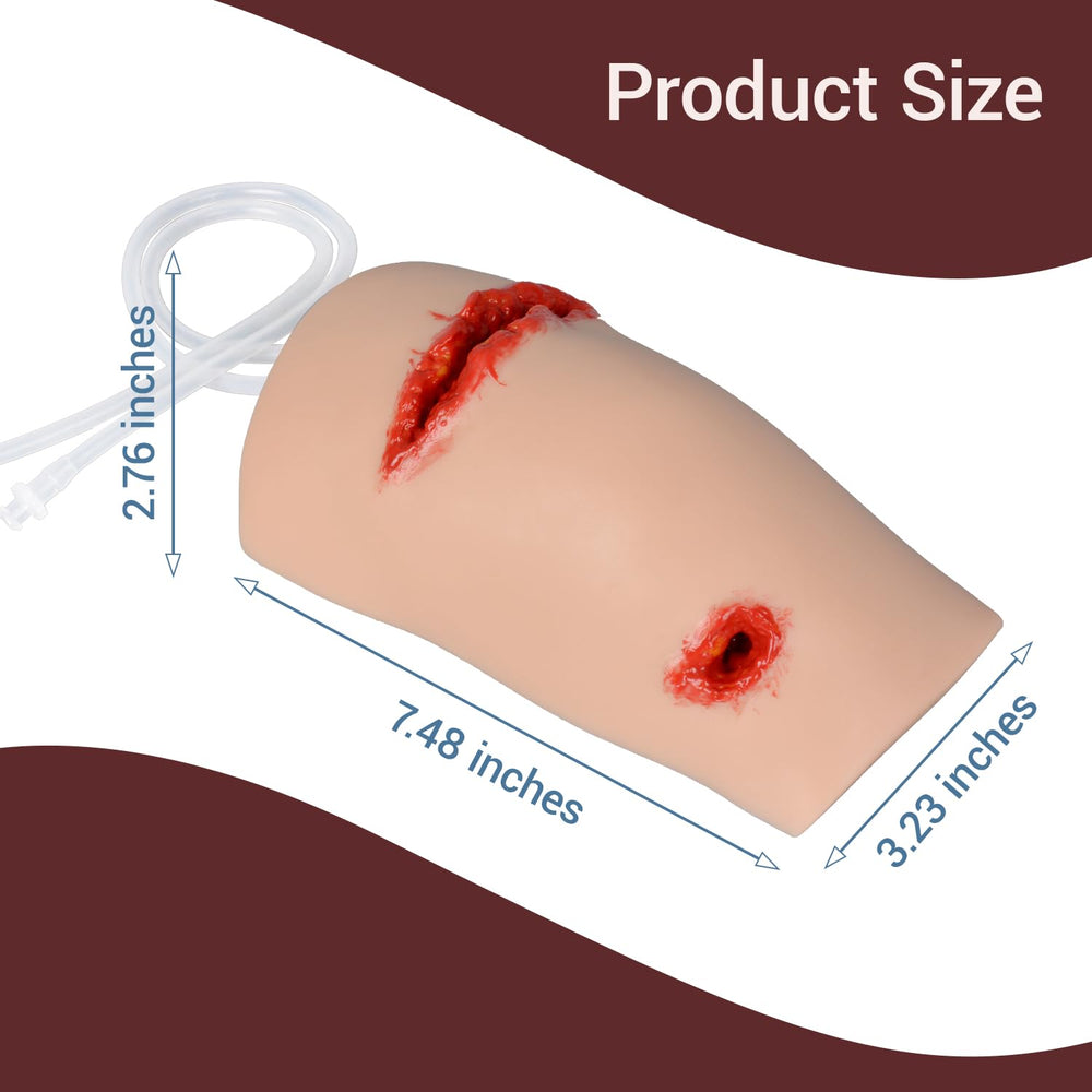Simedutech knee trauma education tool for instructors and students during drills