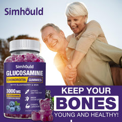 Adult-friendly Simhould gummies ready for a daily joint health routine.