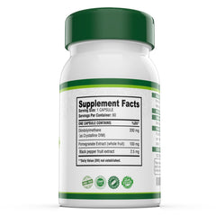 Simlike bottle pouring capsules demonstrates convenient daily intake for hormone optimization.