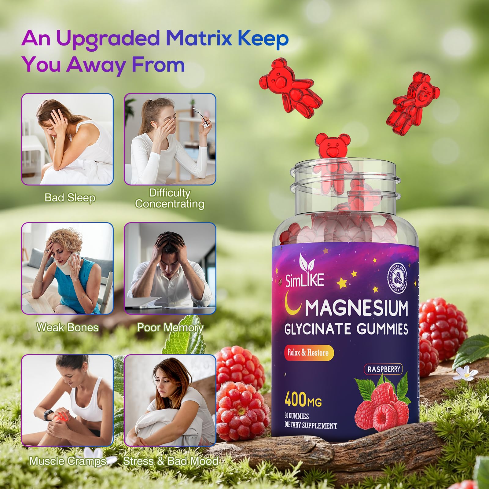 Simlike gummies ingredients list hints at D vitamin and potassium support