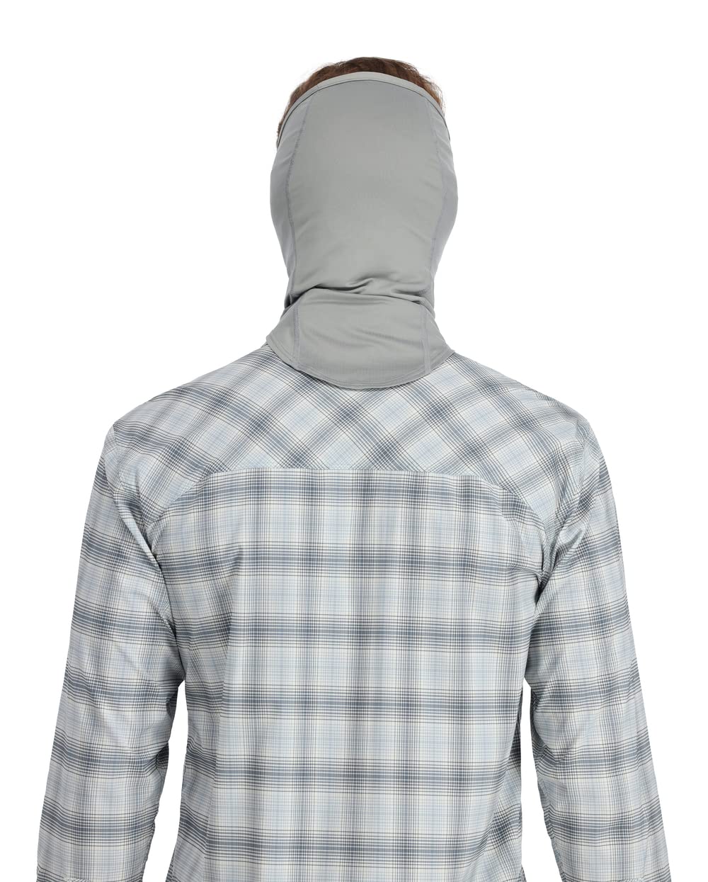 Simms BugStopper SunGaiter fabric closeup highlights breathable, quick-dry material.
