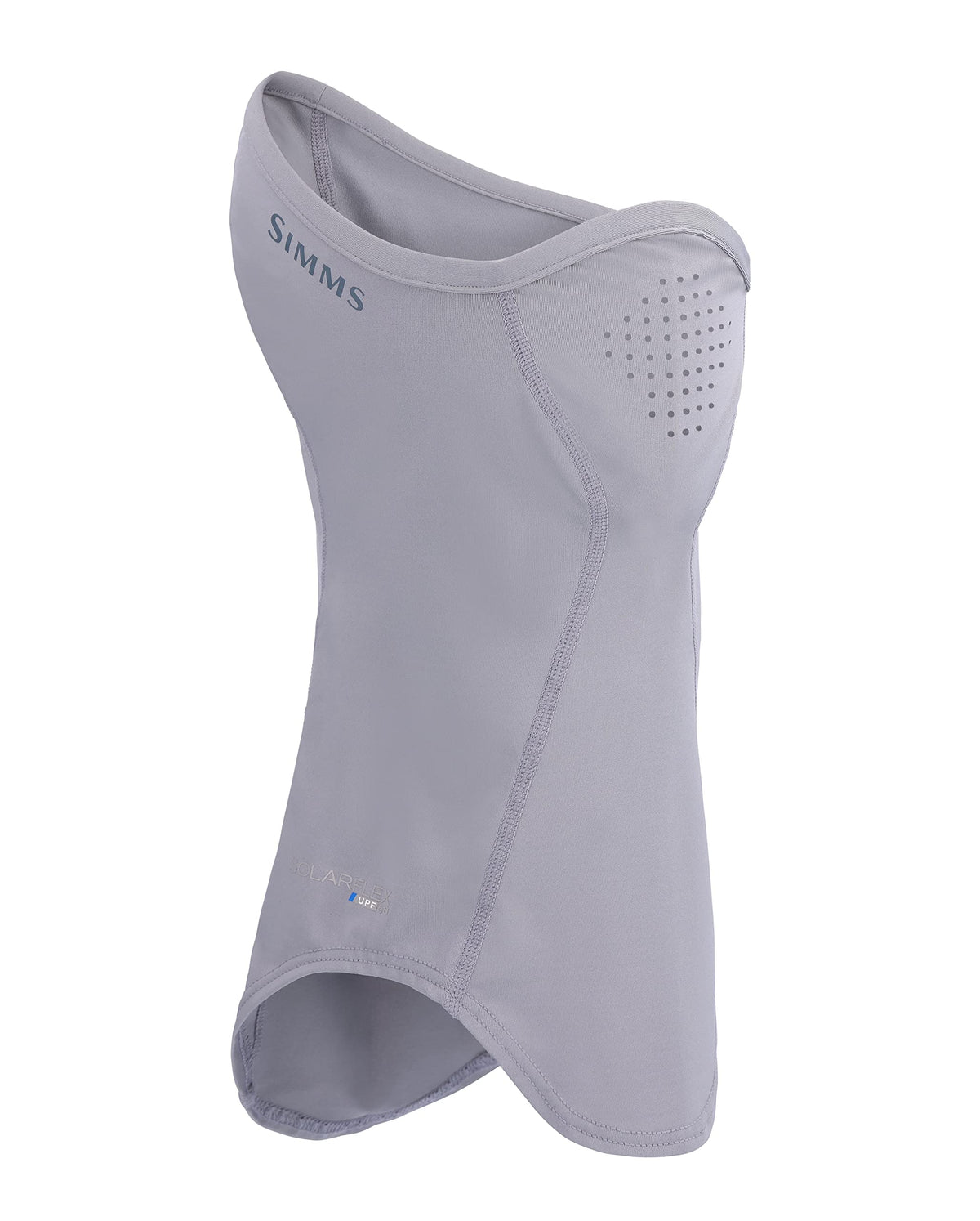 Simms BugStopper SunGaiter front view with insect shield and UPF 50+ protection.