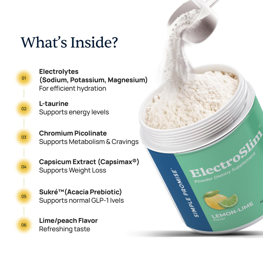 Ingredient bottle highlights organic electrolytes for balanced energy.