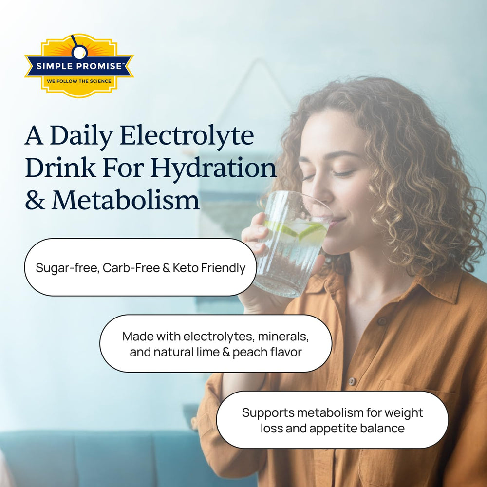 ElectroSlim being stirred into water for keto-friendly hydration.