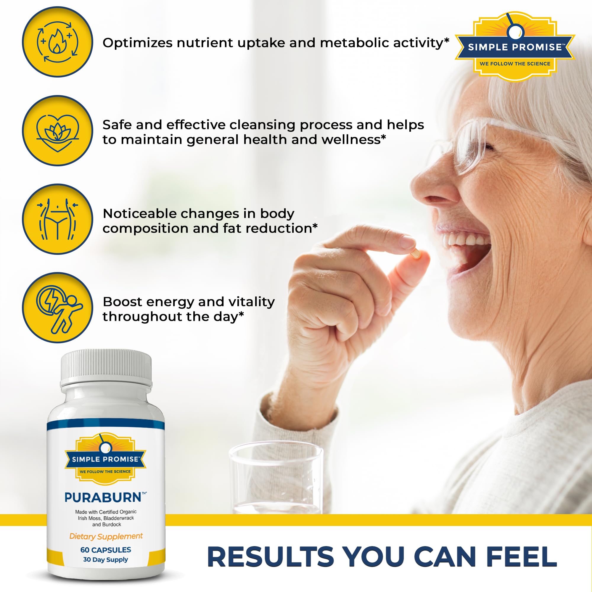 PuraBurn Bladderwrack ingredient emphasizing iodine-support