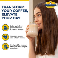 Pouring SlimBliss into a cup reveals creamy, smooth texture