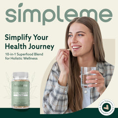 SIMPLEME 10-in-1 immunity blend capsules for versatile daily use.