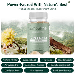 SIMPLEME ashwagandha capsules for calming energy and focus.