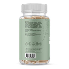 SIMPLEME vegan kosher GMP seal on bottle emphasizes quality and ethics.