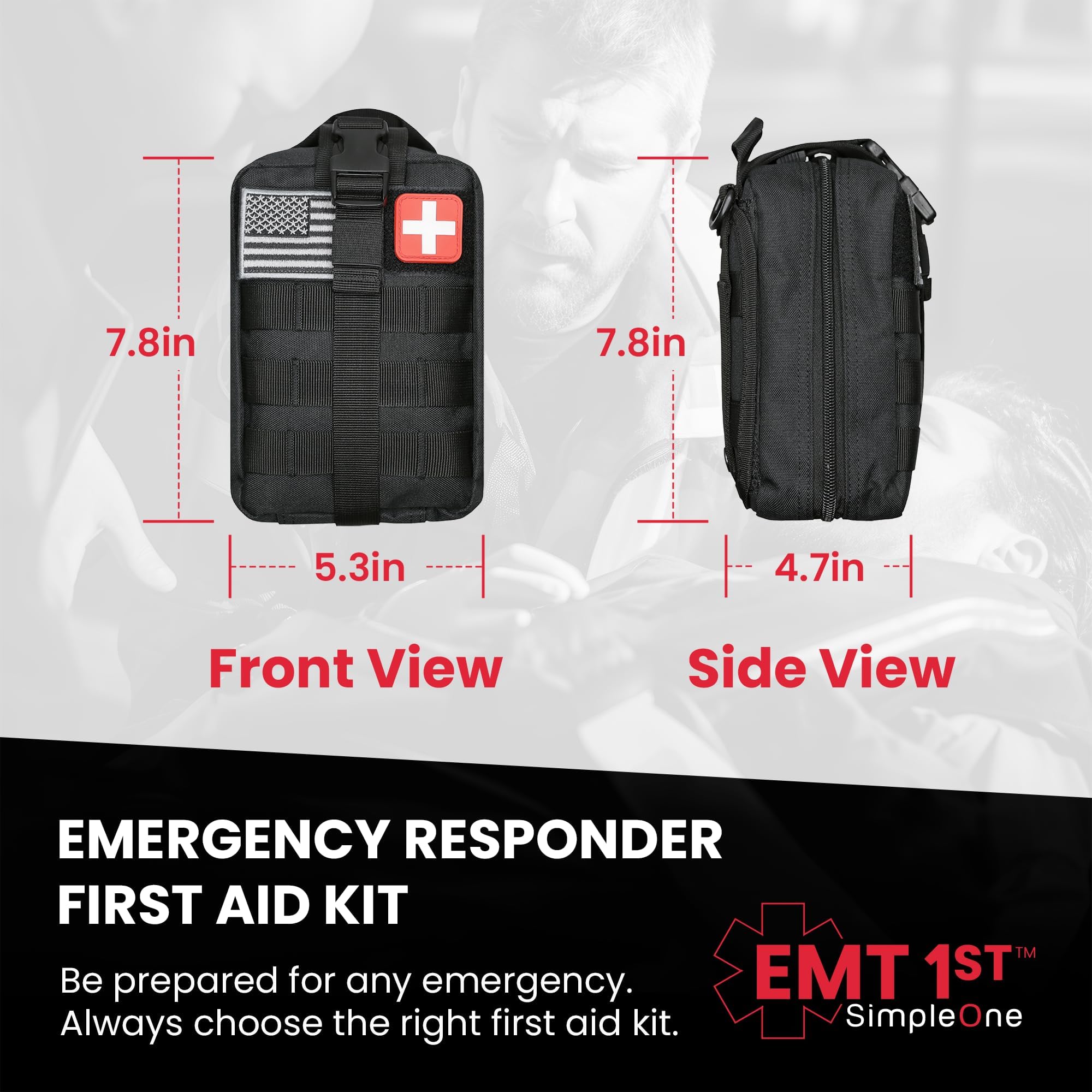 Simpleone compact design fits backpacks, vehicles and home cabinets.