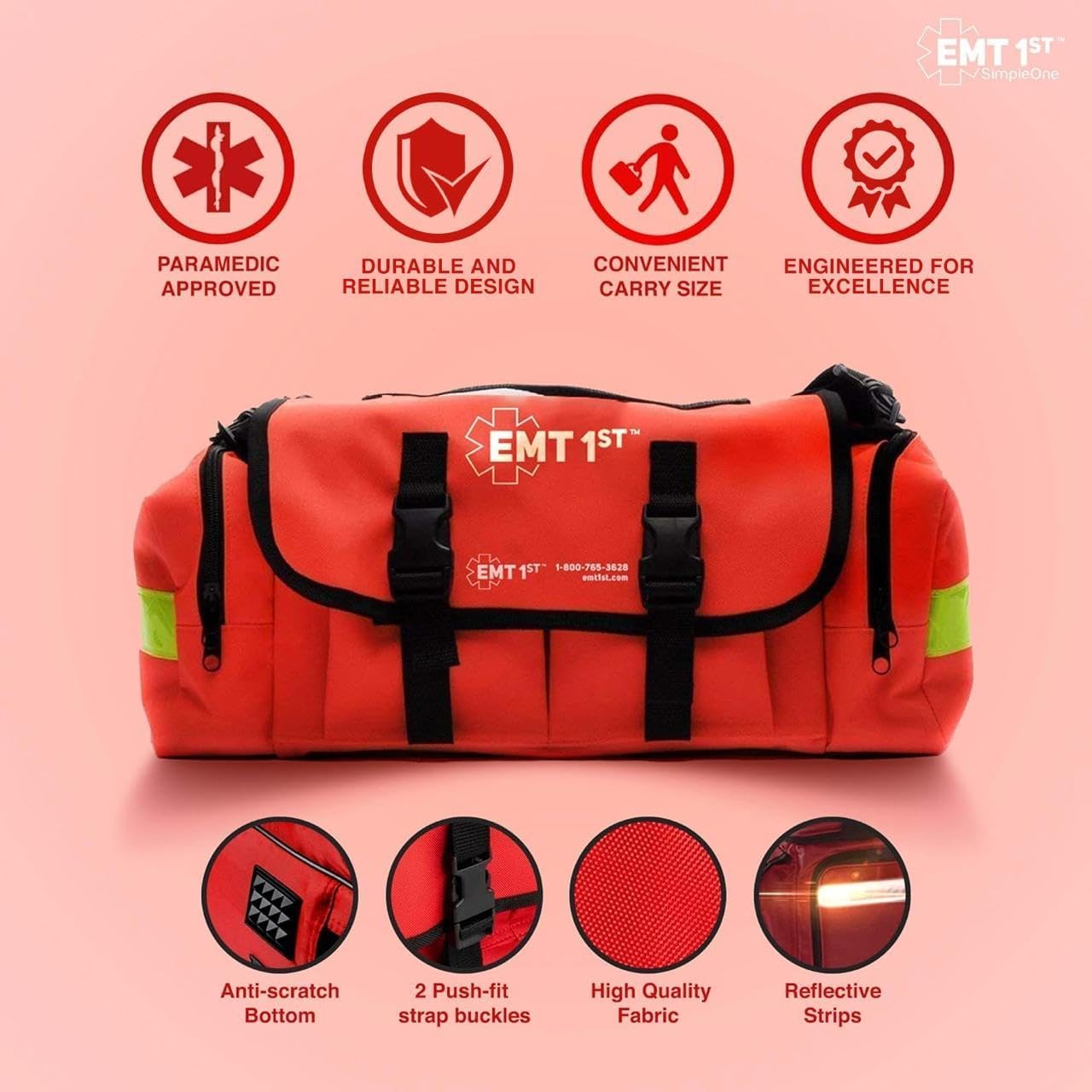 Simpleone EMT 1st kit emergency blanket provides warmth during sudden outdoor chills.
