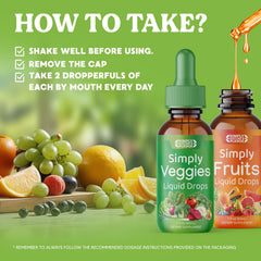 Simply Nature's Pledge drops in glass illustrates easy integration into smoothies.