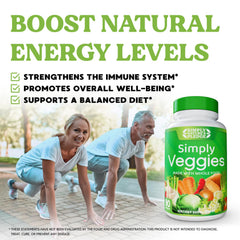 Simply Nature's Pledge glass bottle side view shows a trusted daily supplement.