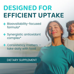 Simply Nature's Pledge NAD+ Elite packaging display emphasizing quality and third-party testing.