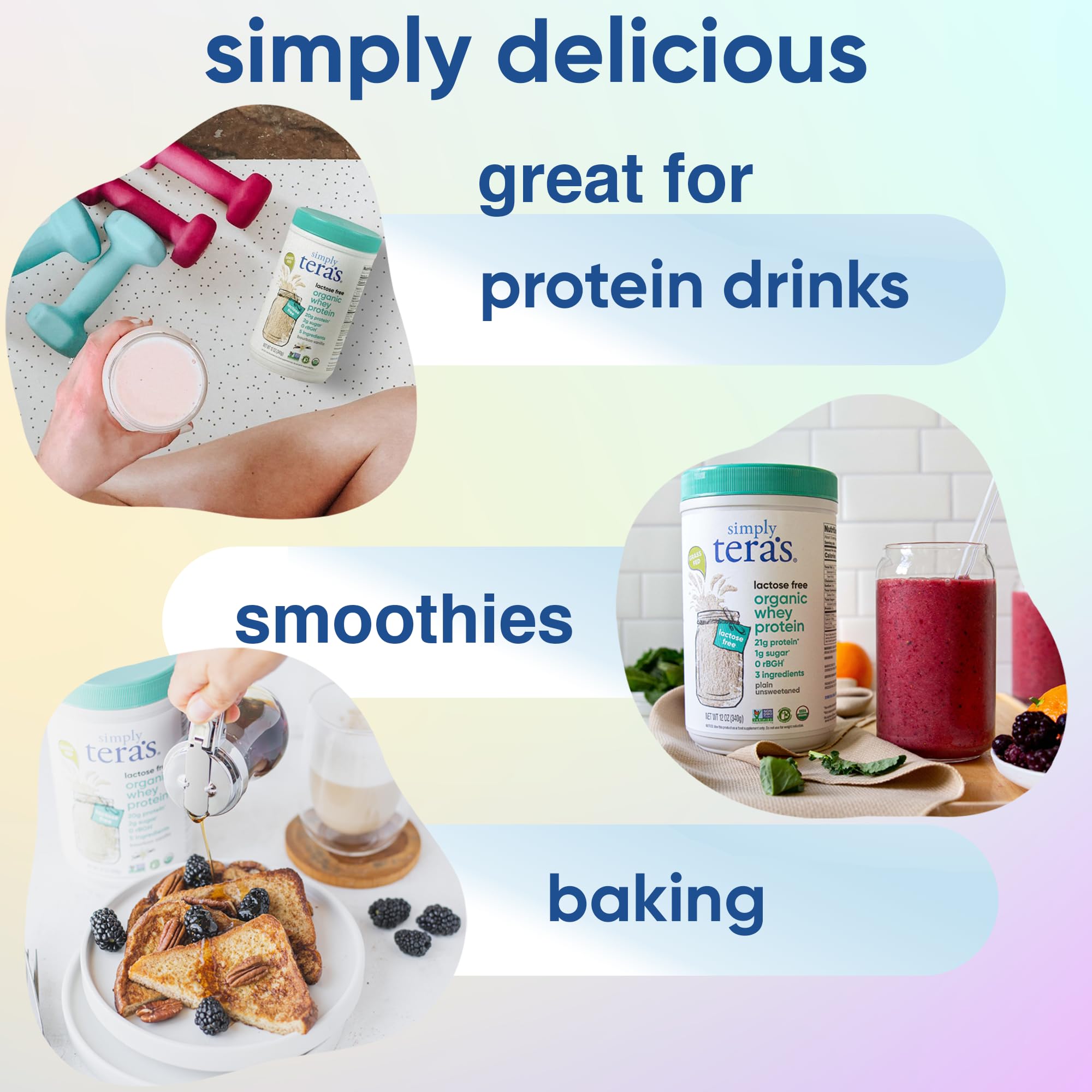 Simply tera's 19g protein per serving supports daily routines.