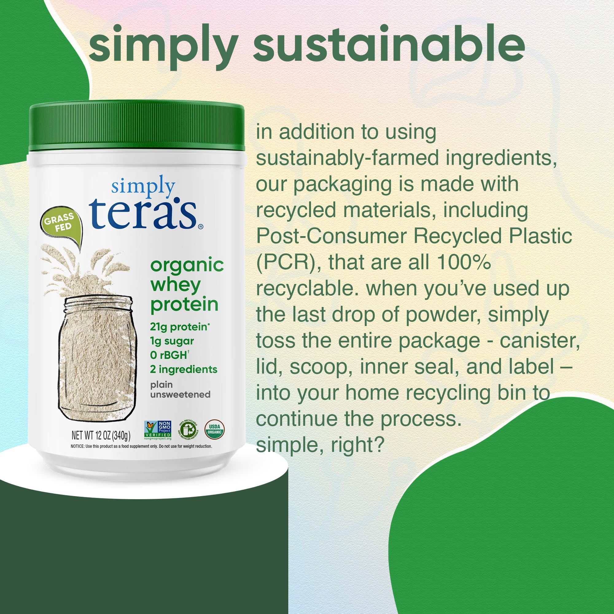 Pancake batter with simply tera's whey protein demonstrates easy recipe integration.