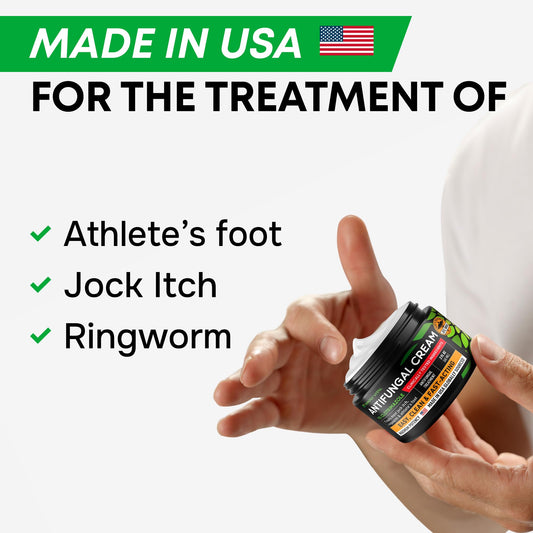 SimplyVital Athletes Foot Treatment visual shows easy application and targeted action