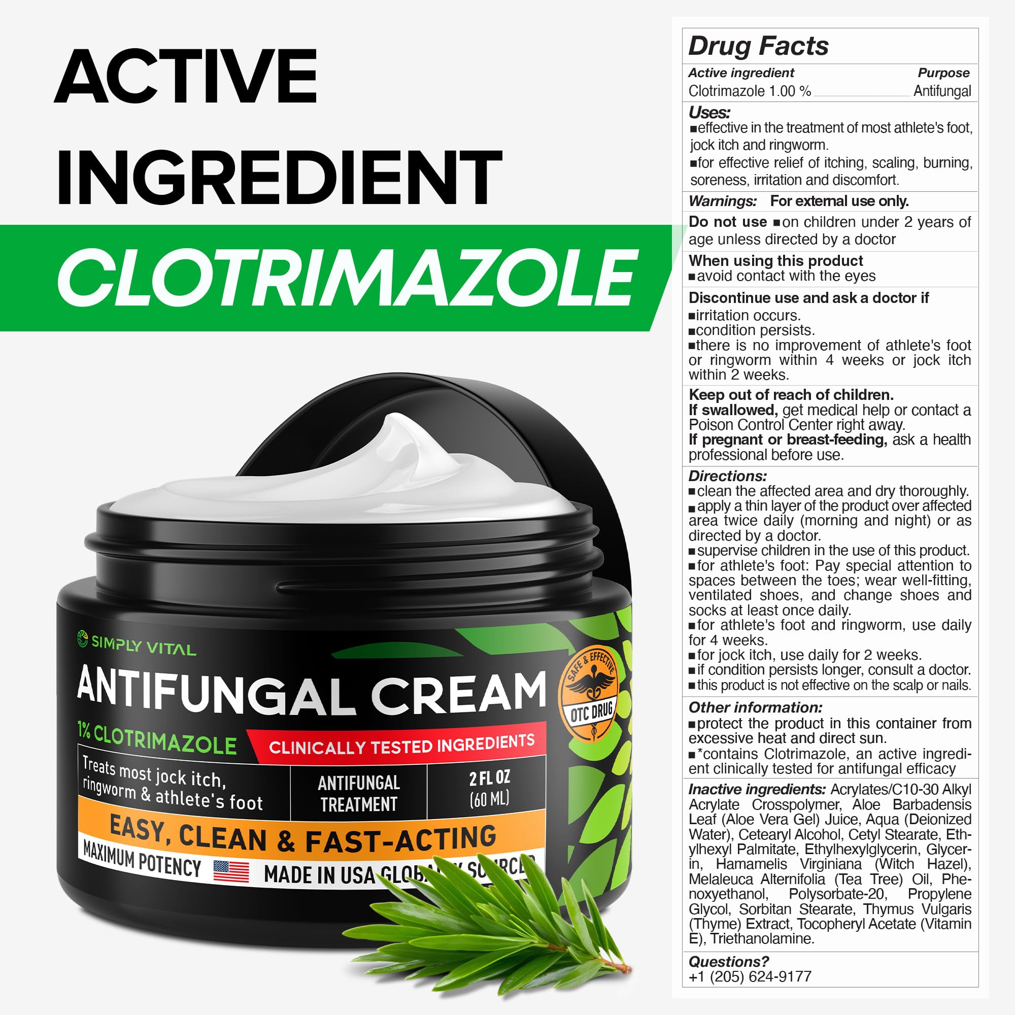 SimplyVital cream texture non-greasy close-up communicates quick absorption