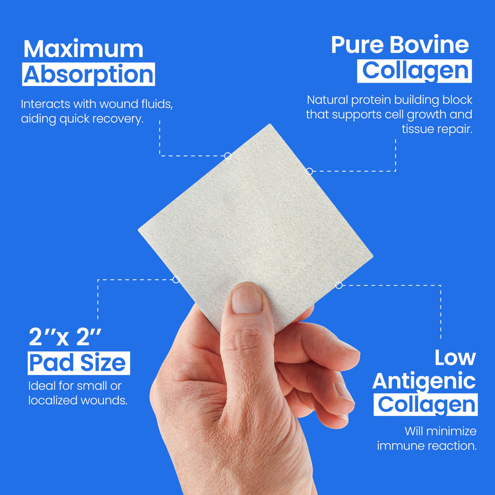 Simpurity glutaraldehyde-free dressing allows easier removal and handling.