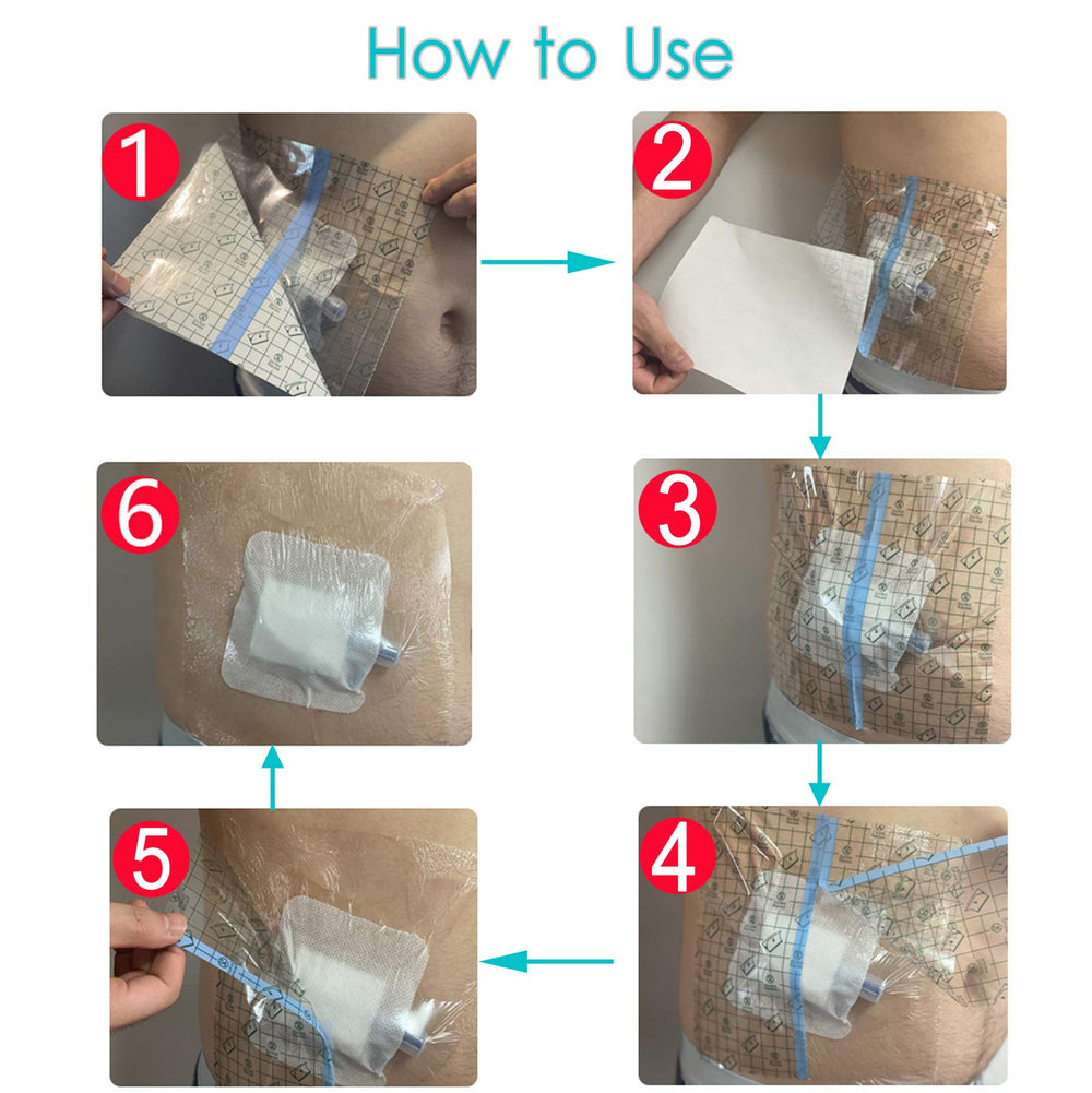 SinaiSea easy-application cover shown being placed for shower