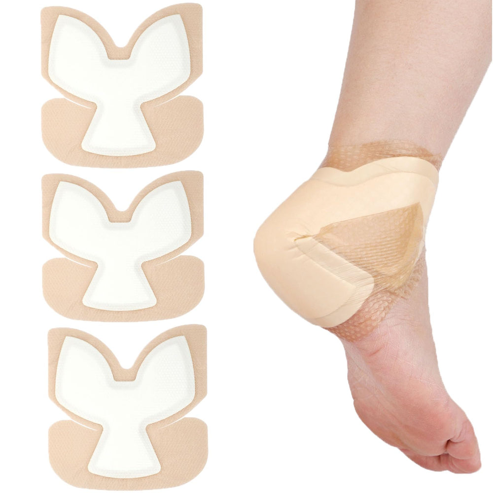 SinaiSea heel-bordered silicone foam dressing provides secure, gentle adhesion for vulnerable heels.