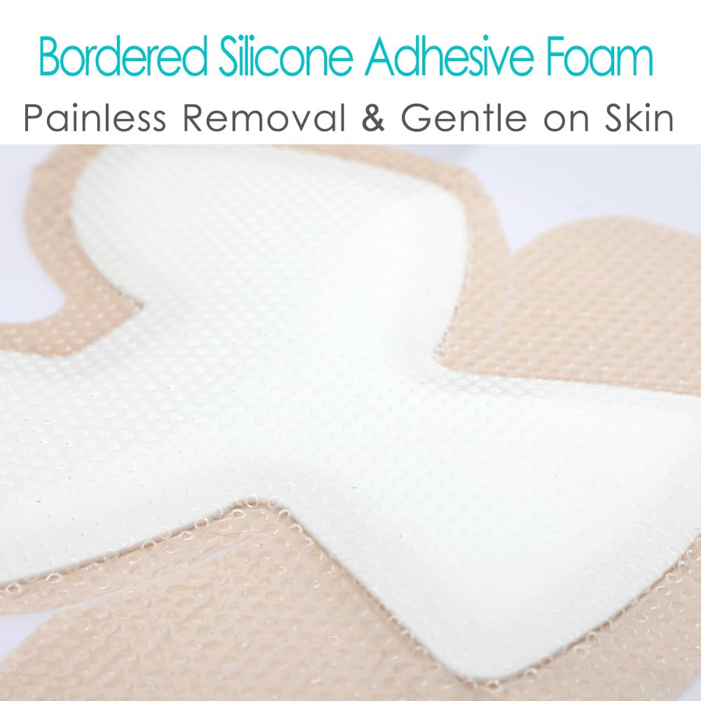 SinaiSea skin-friendly adhesive bandage stays in place without pulling or irritating skin.