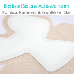 SinaiSea skin-friendly adhesive bandage stays in place without pulling or irritating skin.