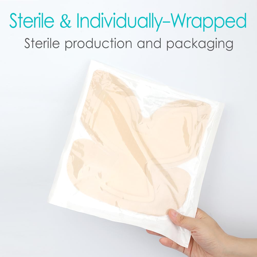 SinaiSea wide-coverage dressing suits large wounds such as ulcers or post-surgical areas.