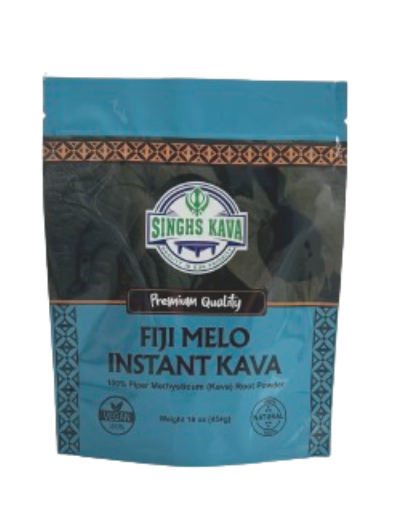SINGHS Micronized Kava powder scoop ready for fast preparation.