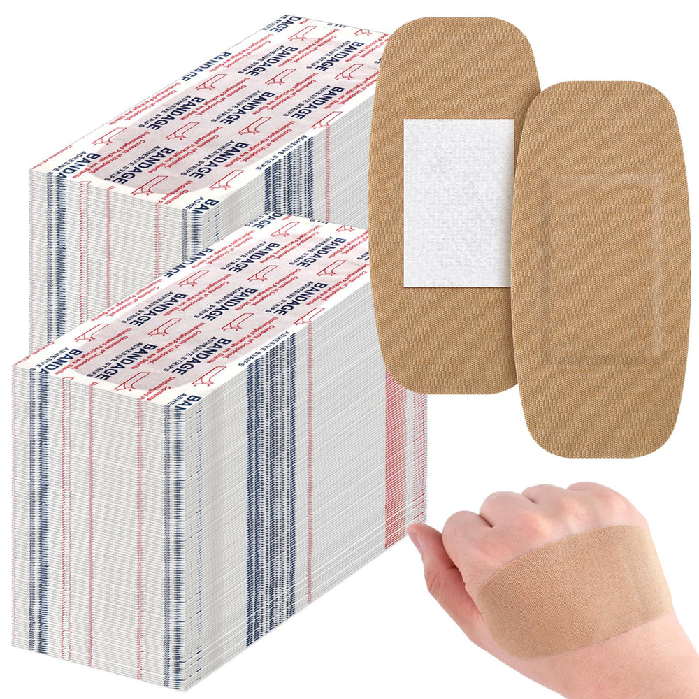 Sinmoe bulk large bandages pack showing 2x4 inch bandages for home care