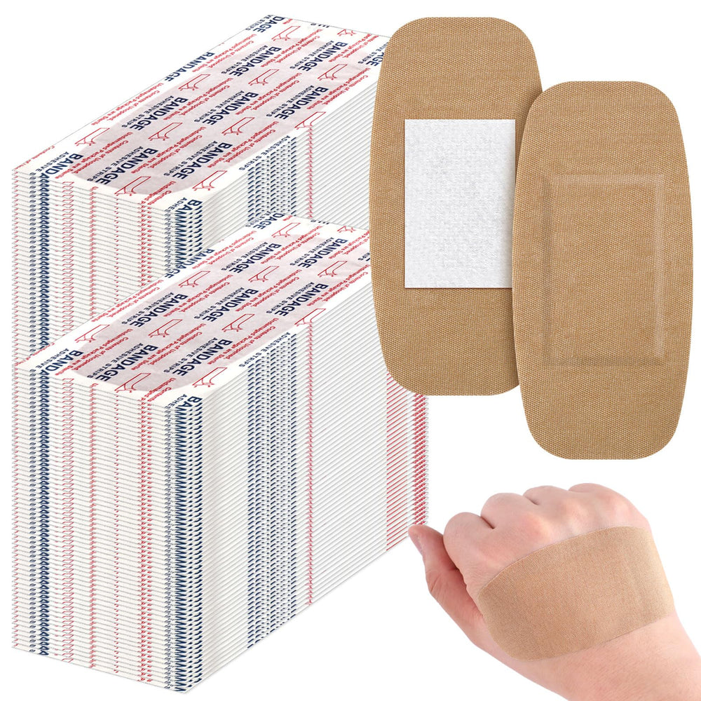 Sinmoe large fabric bandages bulk pack for wide-area protection and comfort