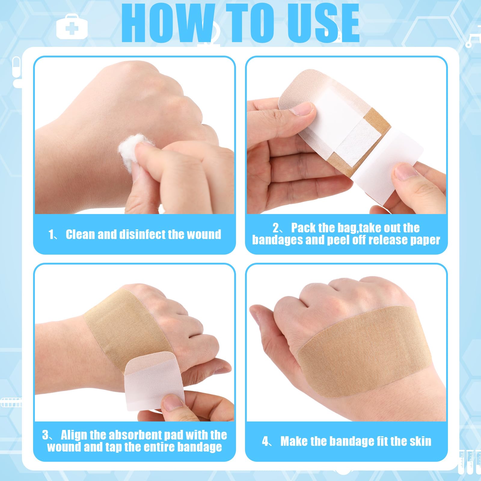 Sinmoe packaging with easy-grab design for quick first aid