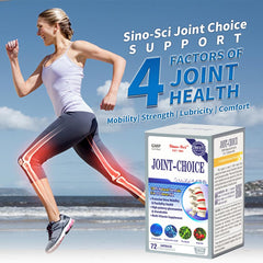 Sino-Sci Joint Choice capsules on table suggest daily use for flexibility.