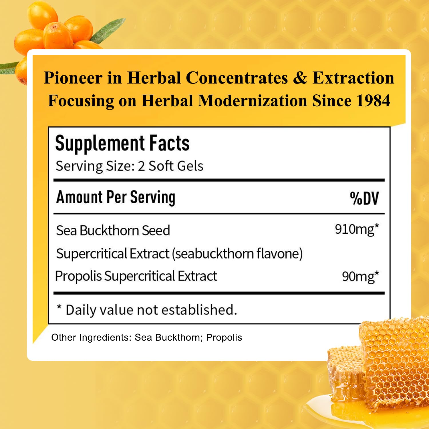 Sino-Sci Stomach Care bottle highlighting propolis extract